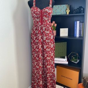 It’s From American Eagle, jumpsuit with wide pant leg. Super comfortable!